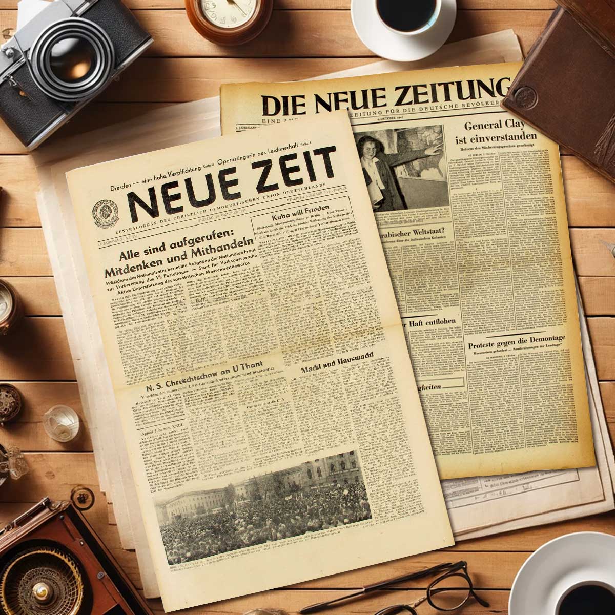 Alte DDR Zeitungen
