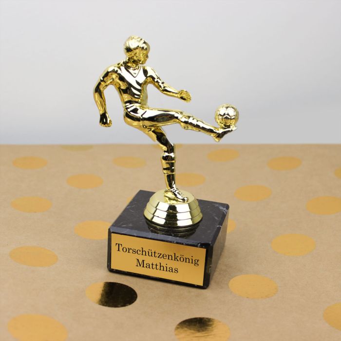 Fussballer-Statue