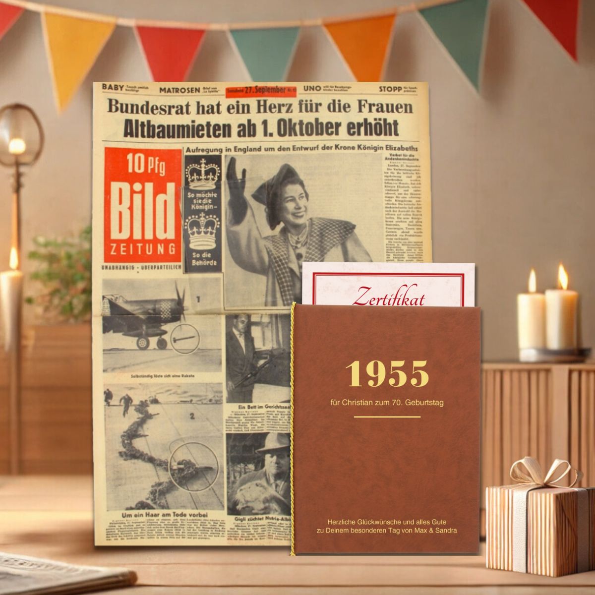 Jubiläumszeitung als Geschenk Jubiläumszeitung als Geschenk