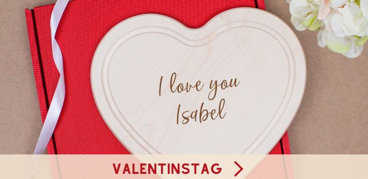 Persönliche Geschenke zum Valentinstag