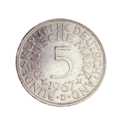 5 DM-Silbermünze