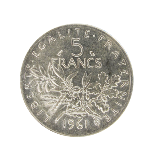 Münze 5 französische Francs
